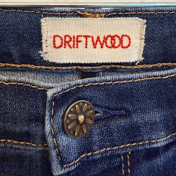 Driftwood Embroidered Skinny Jeans – Size 30/28 - Picture 2 of 11
